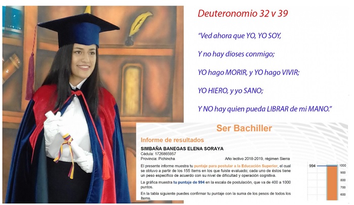 Elenita La Mejor Graduada Del Colegio